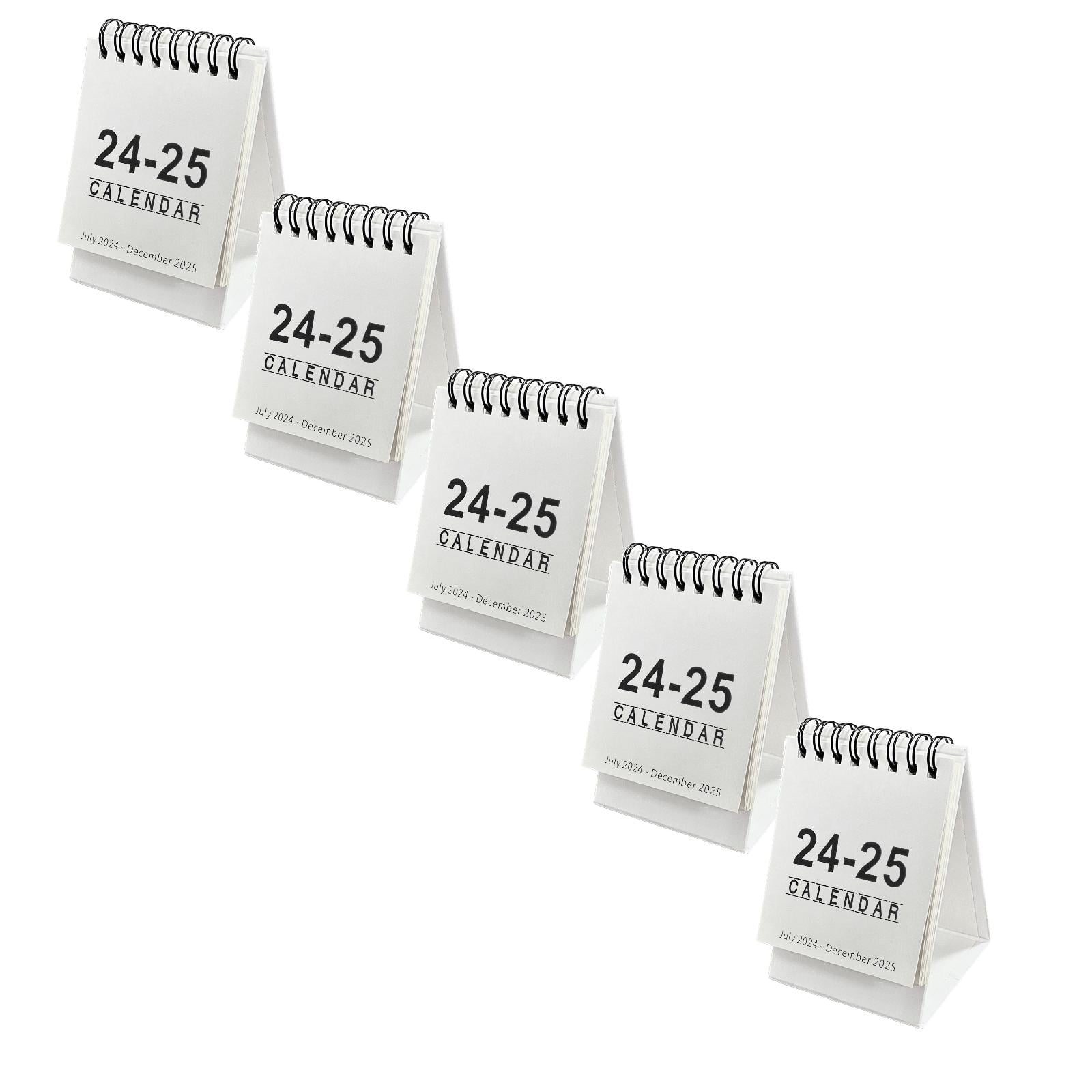 DBYLXMN 17x22 Desk Calendar -2022 Mini Desk Calendar 2024 2025 For 