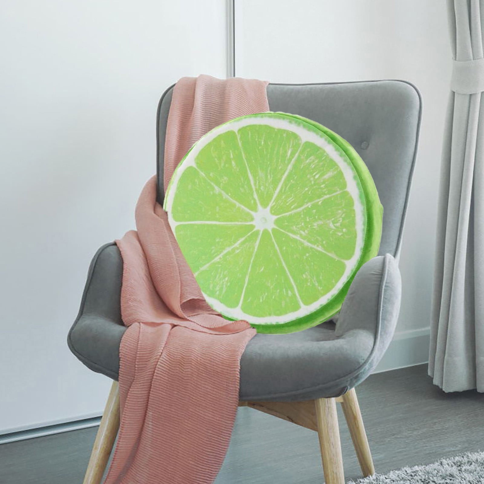 DBYLXMN 3D Round Shape Fruit Comfortable Cute Pillow Cushion For Tree