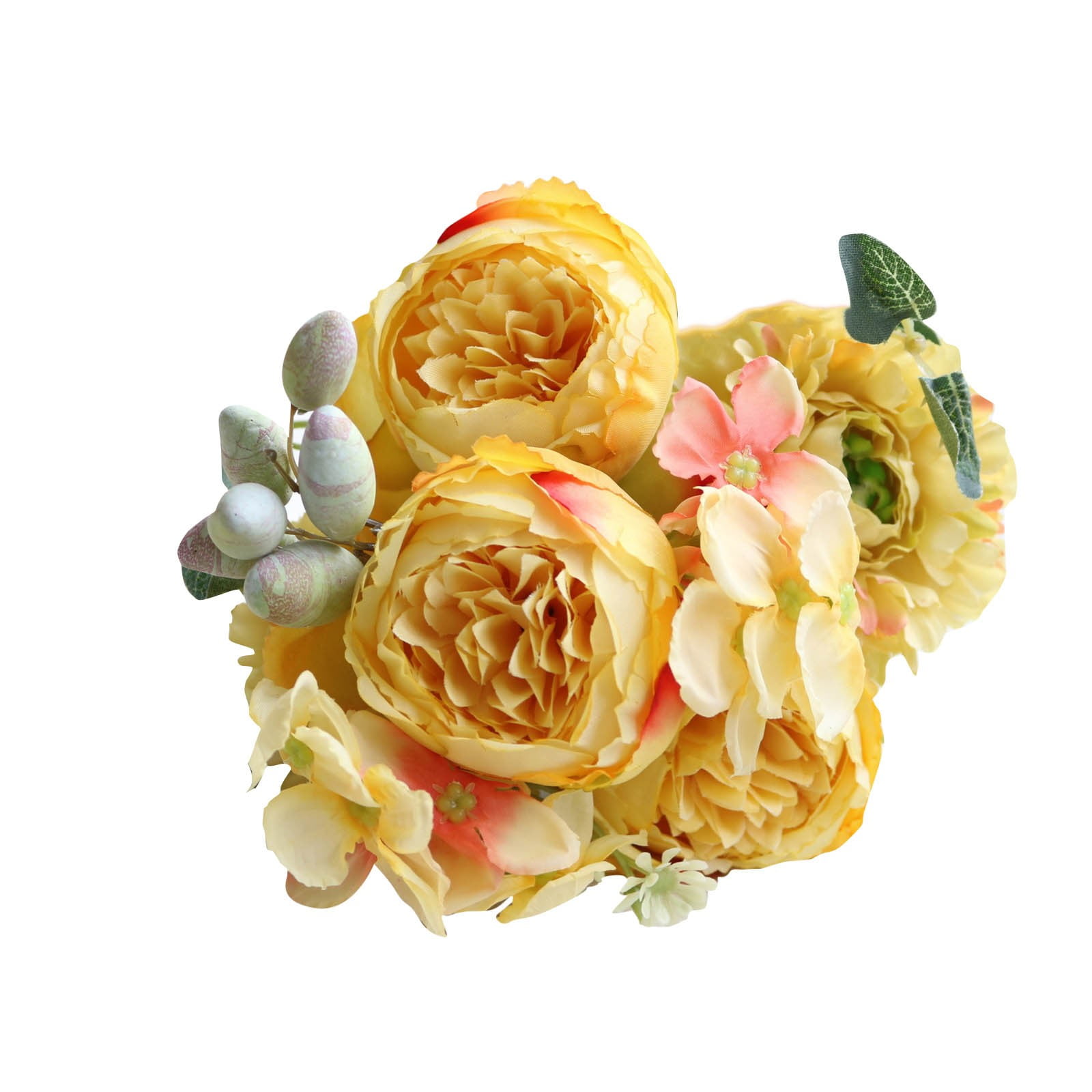 DBYLXMN 5 Bundles Peony Flowers Rose Home Party Wedding Decorative