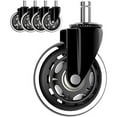 DBYLXMN 5 Pack Chair Wheels 3" Heavy Duty Casters For Gaming Chairs