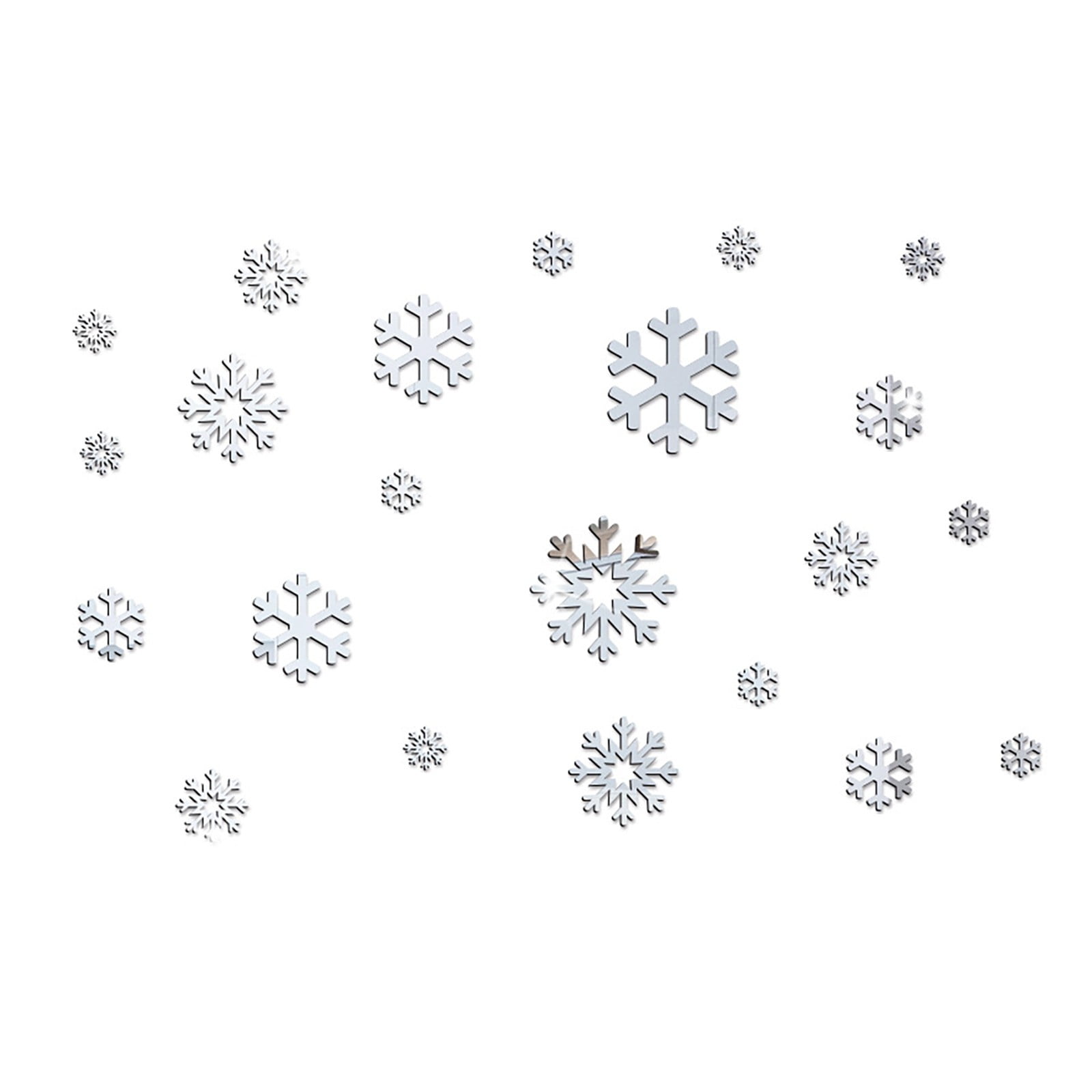 DBYLXMN Christmas Window Stickers Snowflake Shaped Christmas