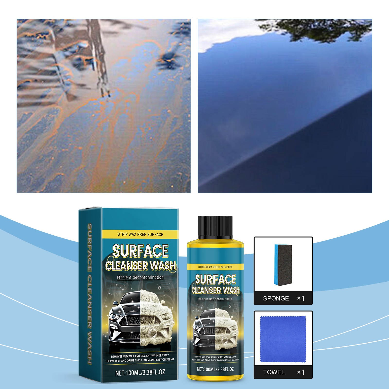 DBYLXMN Deep Cleaning Car Wash Solution For Cars Trucks SUVs And RVs Without Damaging The Paint