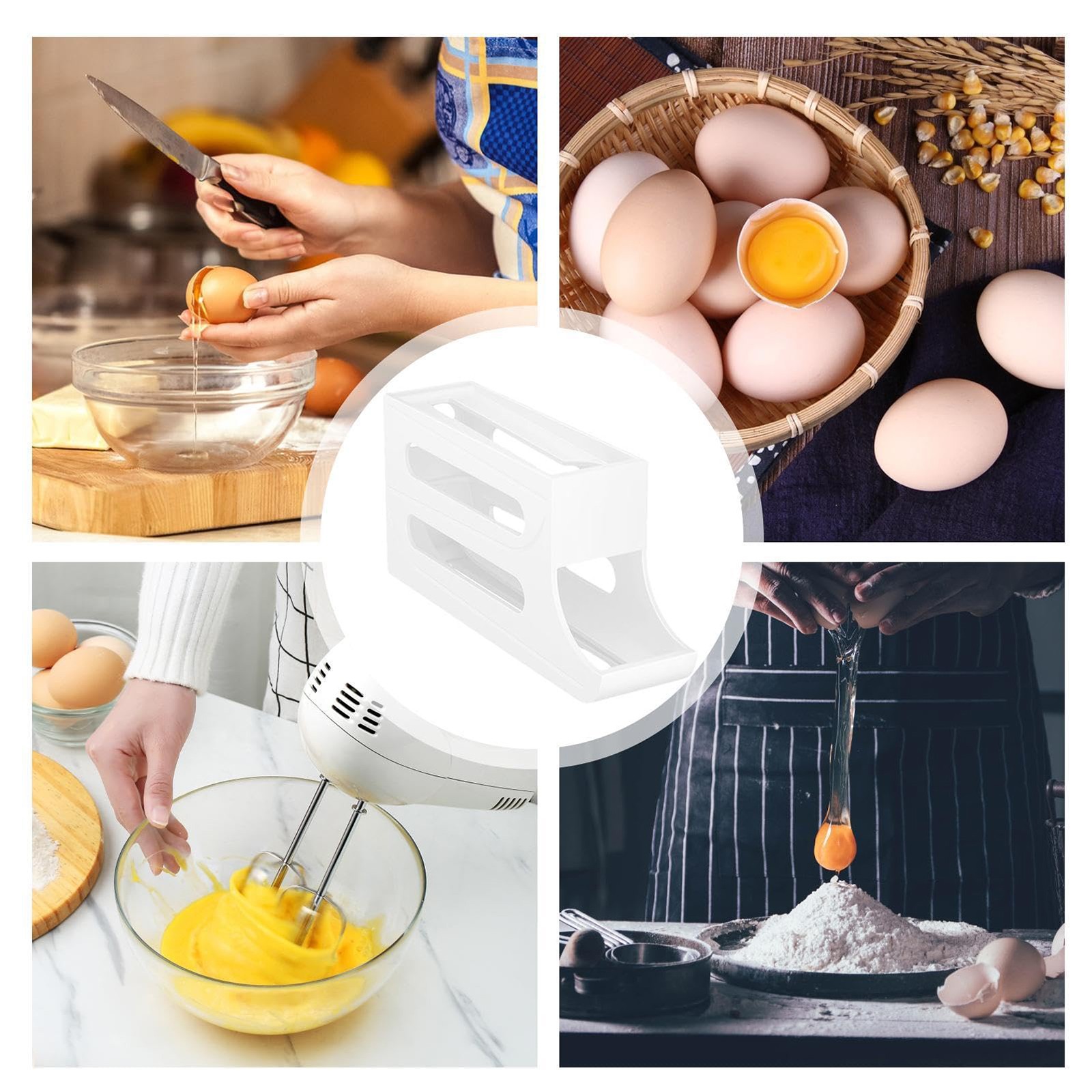 DBYLXMN Dishwasher Racks Portable Stainless Steel Rolling Rack Metal