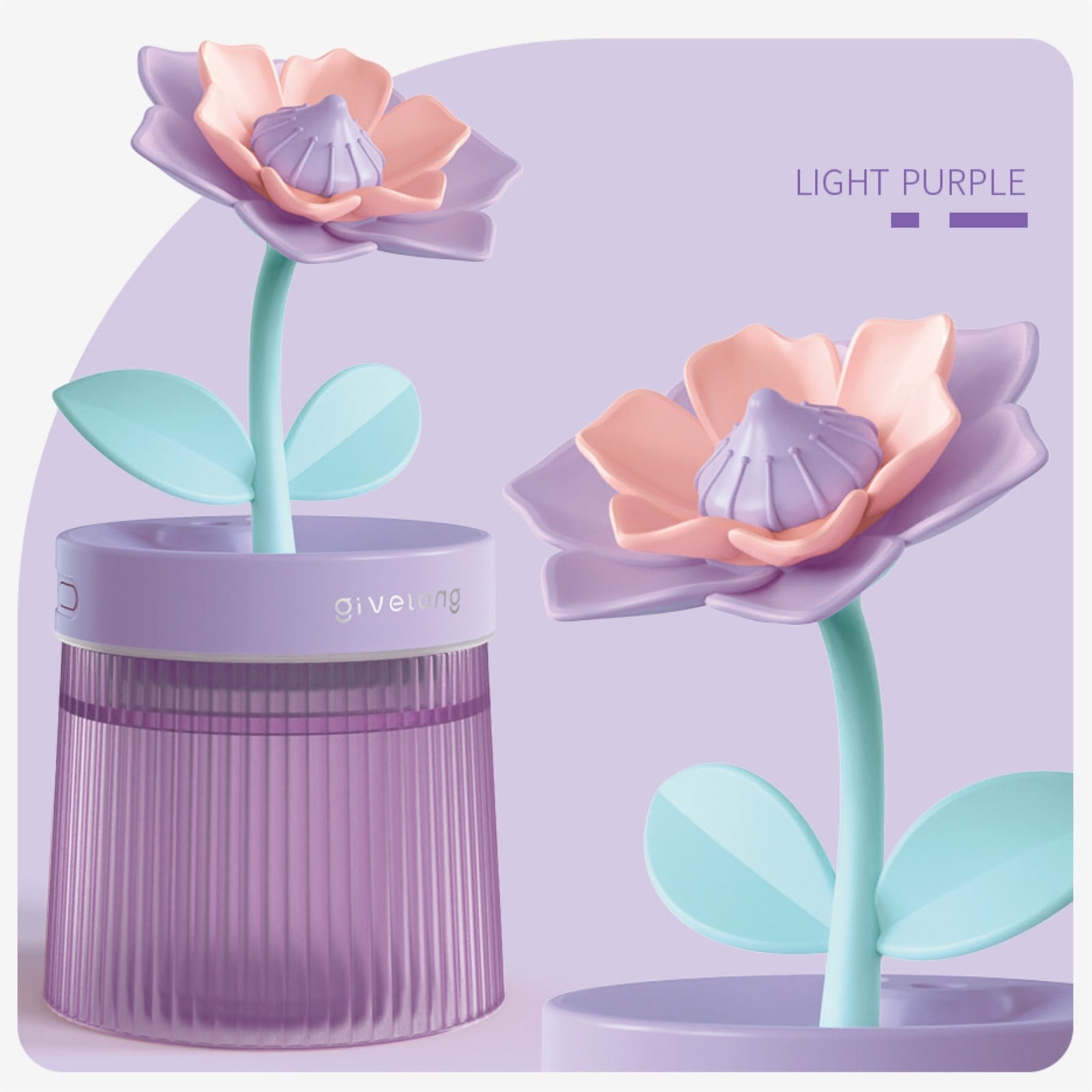 DBYLXMN Flower Air Humidifier Desktop Humidifier Bedroom Flower