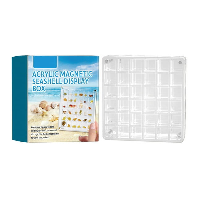 DBYLXMN Folding over The Makeup Mat Acrylic Seashell Display Grids