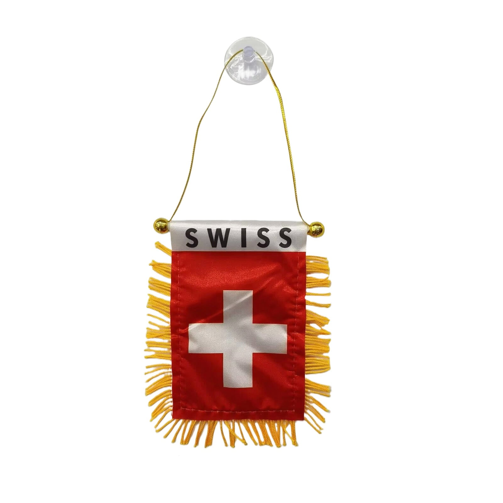 DBYLXMN Nylon Flag Clips European Cup Participating Countries Flag Car