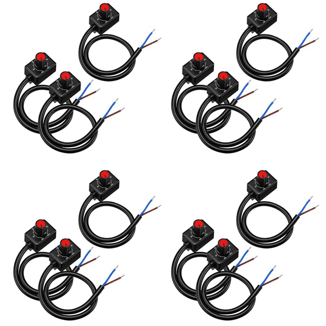 DC 0/110V Knob LED Dimmer,Low Voltage Passive Dimmer PWM Dimming for 0