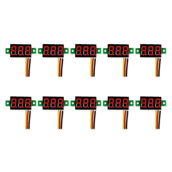 DC 0-100V Digital Voltmeter LED Display Voltage Detector 0.28" LED Display Panel