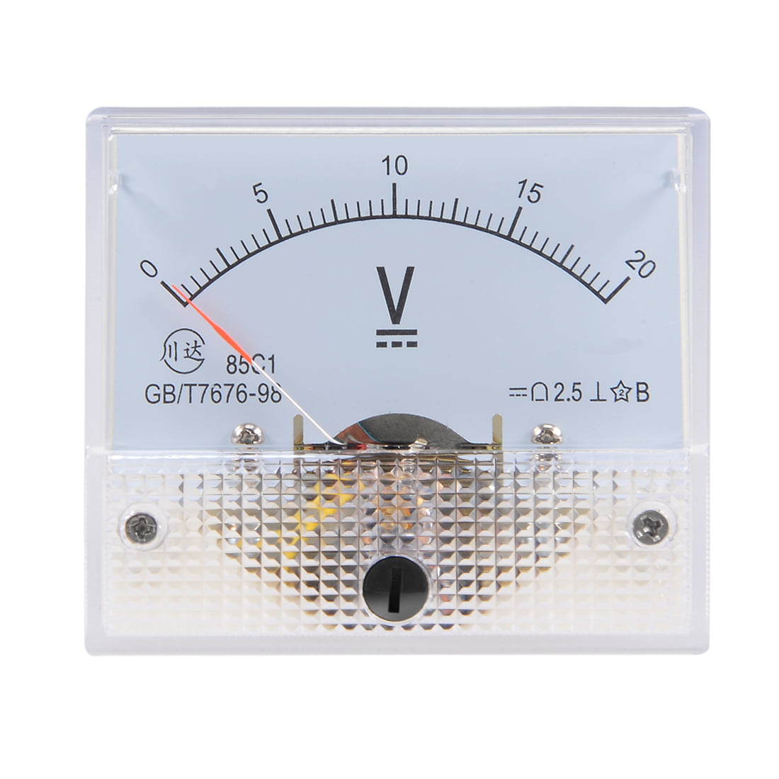 Fielect 85C1 DC 0-5V Analog Panel Voltage Gauge Volt Meter 2.5% Error Margin