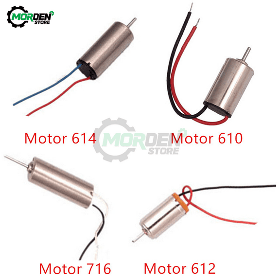 DC 1.5V 3v 3.7V high speed micro motor 610 612 614 716 hobby motor gear DIY electric toy brushless DC motor