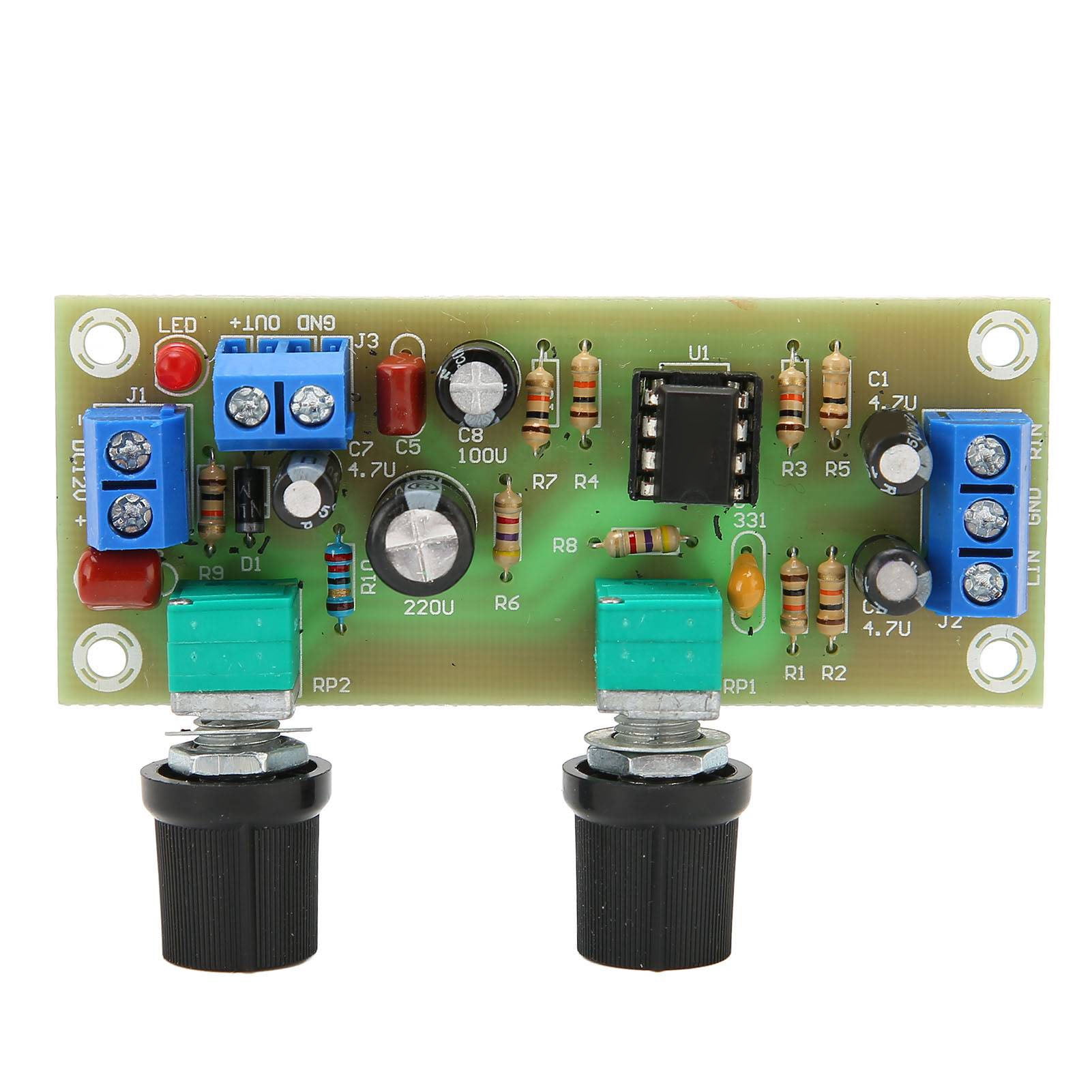DC 1024V Subwoofer Preamplifier Board LowPass Filter Subwoofer Volume Control Preamp Board