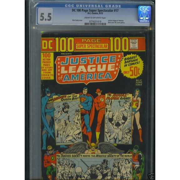 DC 100 Page Super Spectacular #17 - CGC 5.5 Comic Book