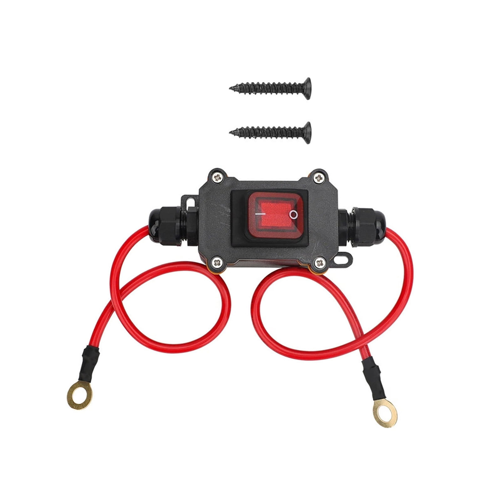 DC 12-24V Inline Cord Switch Copper Ring Power Wire On/Off Switch ...