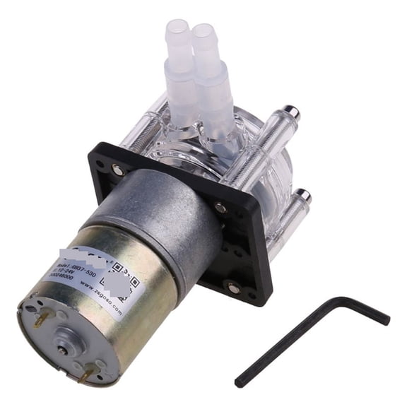 DC 12/24V Peristaltic Pump Large Flow Dosing Pump Vacuum Aquarium Lab Analytical
