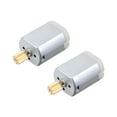 thumbnail image 1 of DC 12V 15000RPM 7.5mmx8mm Shaft Car Motor 2 Pcs for Model Toy, 1 of 5