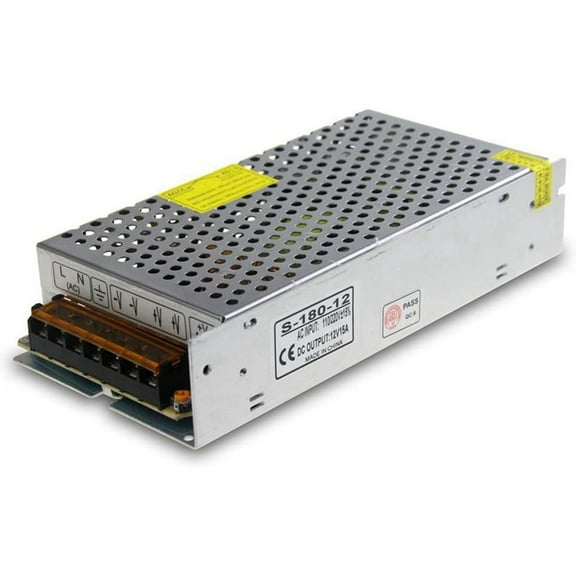 DC 12V 15A 180W Power Supply Transformer Switch