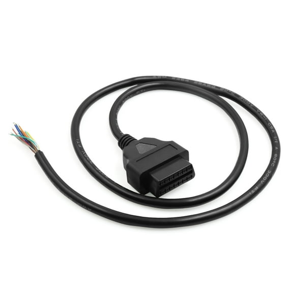 DC 12V 16 Pins OBD2 Car Diagnostic Female Connector Cable Tool 100cm Length
