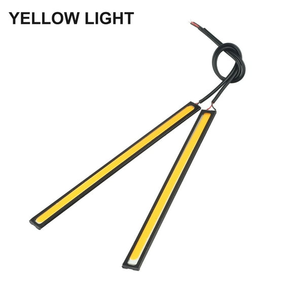 DC 12V 17cm Super Bright LED Car COB Lights DRL Fog Driving Running Lamp