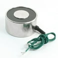 thumbnail image 1 of DC 12V 18Kg/39.7lb 34mm OD Electromagnet Magnet Solenoid Lift Holding, 1 of 1