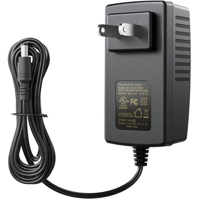 DC 12V 1A 1000mA US CCTV Power Supply Adapter 3m Long Power Cords for