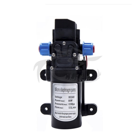 DC 12V/24V 60W/80W High Pressure Diaphragm Water Pump,water Pump With Automatic Pressure Switch,Flow 5L/minm