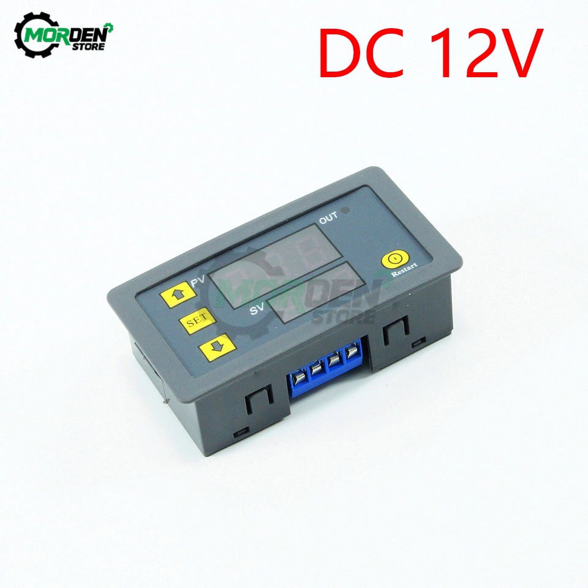 DC 12V 24V AC 110V 220V Programmable Digital Time Delay Switch Relay