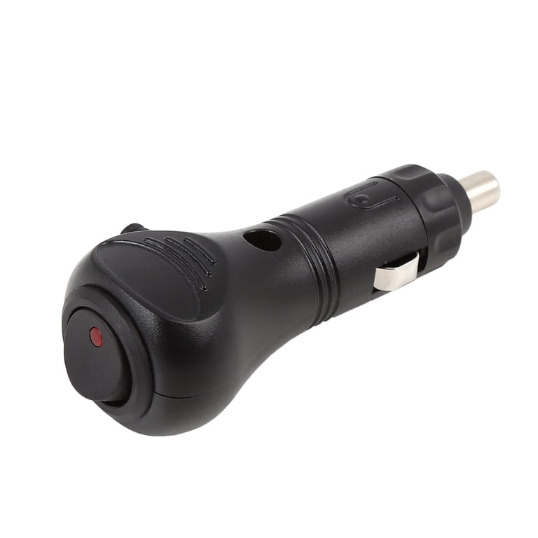 cigarette lighter power switch Dc 12V 24V Car Socket Plug with LED Indicator, Black Includes a 10A fuse. Pro LED SW1 Cigarette Lighter