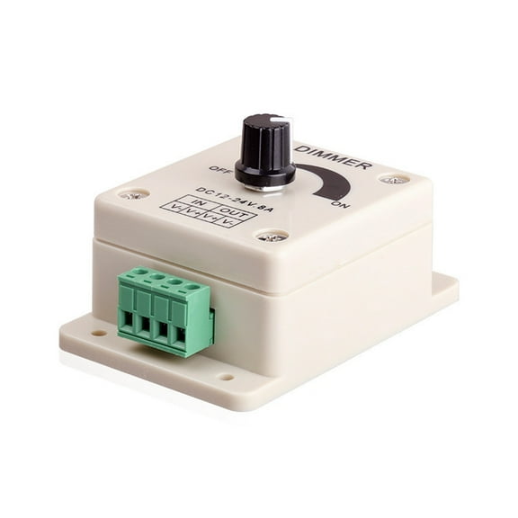 DC 12V 24V LED Dimmer Switch 8A Brightness Regulator Adjustable Controller for LED Strip Light Lamp TAPDRA Spare Part