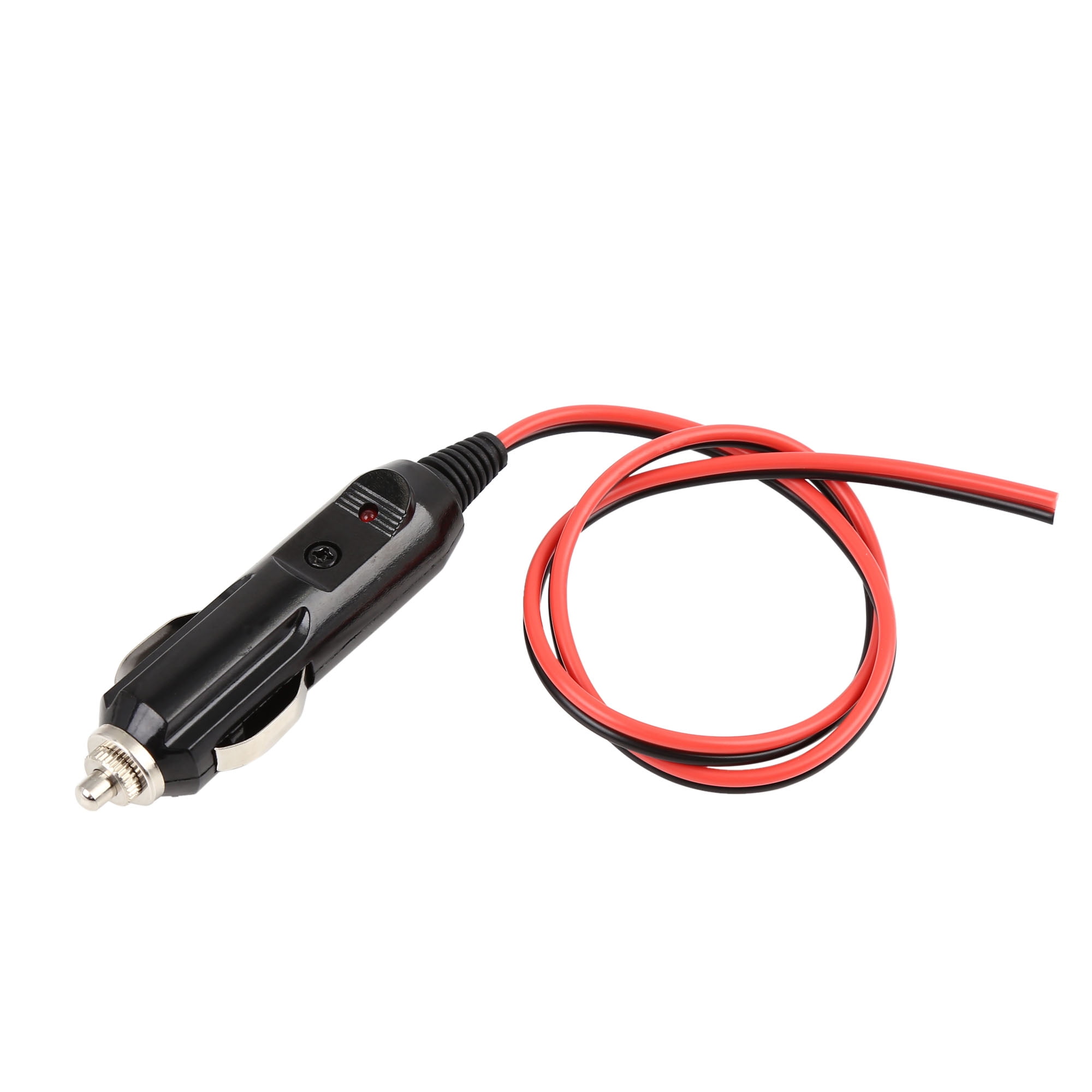 DC 12V 24V Male Plug Cigarette Lighter Adapter Cord with 1.5 Feet Cable  Wire For Car Inverter