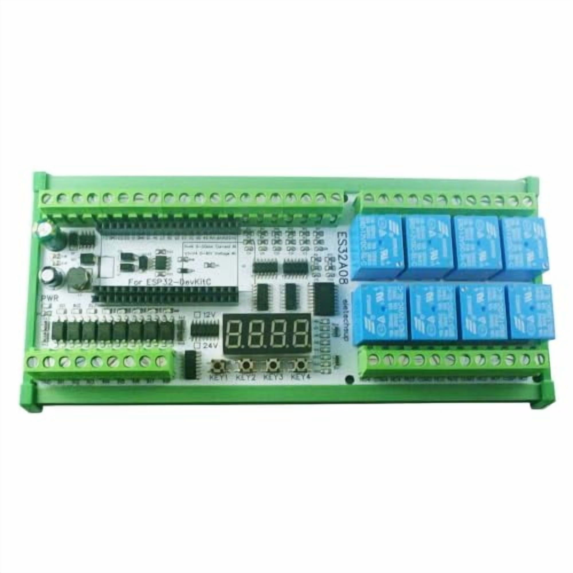 DC 12V 24V Multifunction ESP32 Expansion Board WiFi Digital Analog IO ...