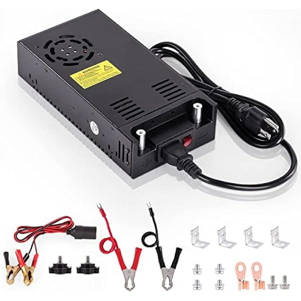 DC 12V 50A 600W Power Supply Switch 110V/220 AC to 12V DC Converter PSU SMPS Adapter Adjustable Universal Transformer for RV, Radio/Car Stereos, LED Strip, CCTV, Computer Project, 3D Printer
