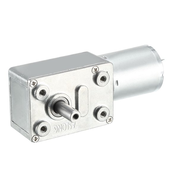 DC 12V 6.5RPM 6mm Shaft High Torque Turbine Worm Gear Box Reduction Motor