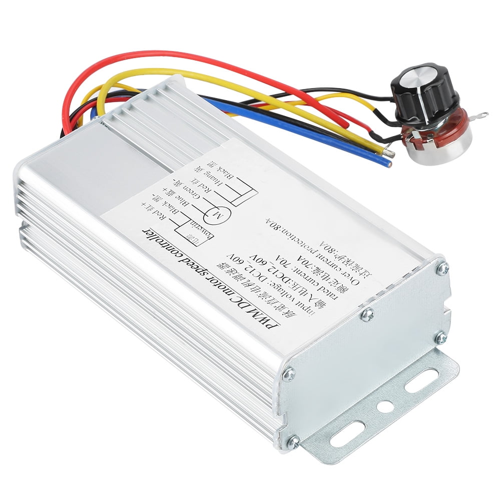 DC 12V-60V 70A PWM Motor Speed Controller Adjustable Drive Control ...