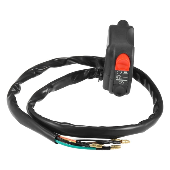 DC 12V 7/8" 22mm Motorcycle Handlebar Button Motorbike Headlight Switch Ignition Switch