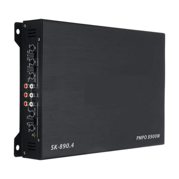 DC 12V 8900W Car Amplifier 4 Channel Powerful Car Subwoofer Aluminum Alloy Vehicle Power Stereo Amp Car Sound Amplifiers