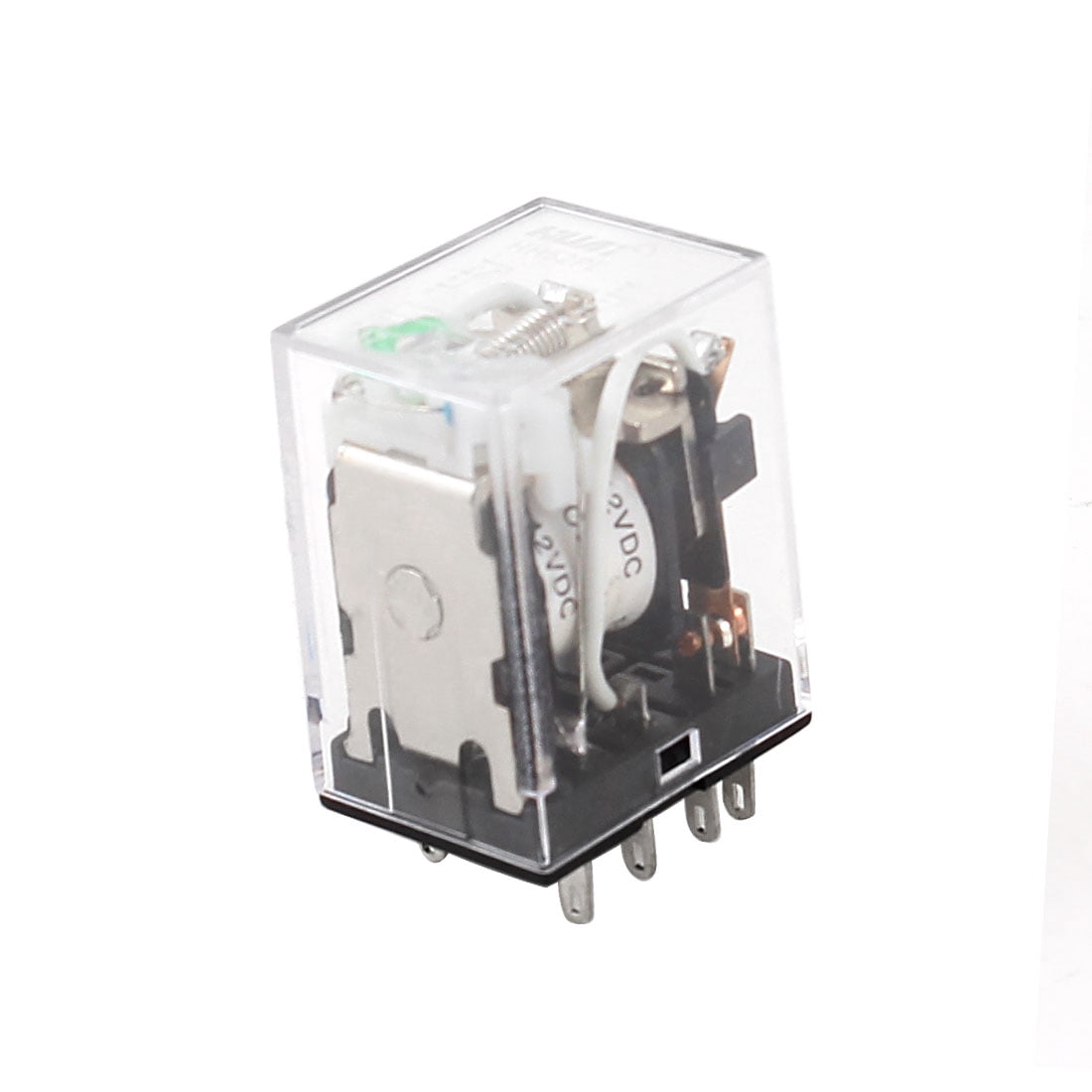 DC 12V Coil DPDT 8-Pin Green General Purpose Power Relay - Walmart.com