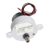 DC 12V Electric Brushless DC Motor High Torque Gear Motor Geared Box S30K Reduction Motor 7.5RPM 2 Wires For Electronic Toys Fan ,Easy to Install