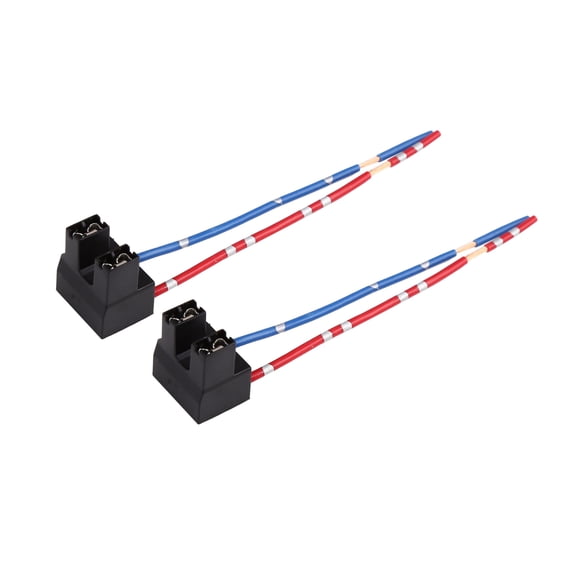 DC 12V H7 Car Light Socket Headlight Wire Harness Extension Female Adapter Plug 2pcs