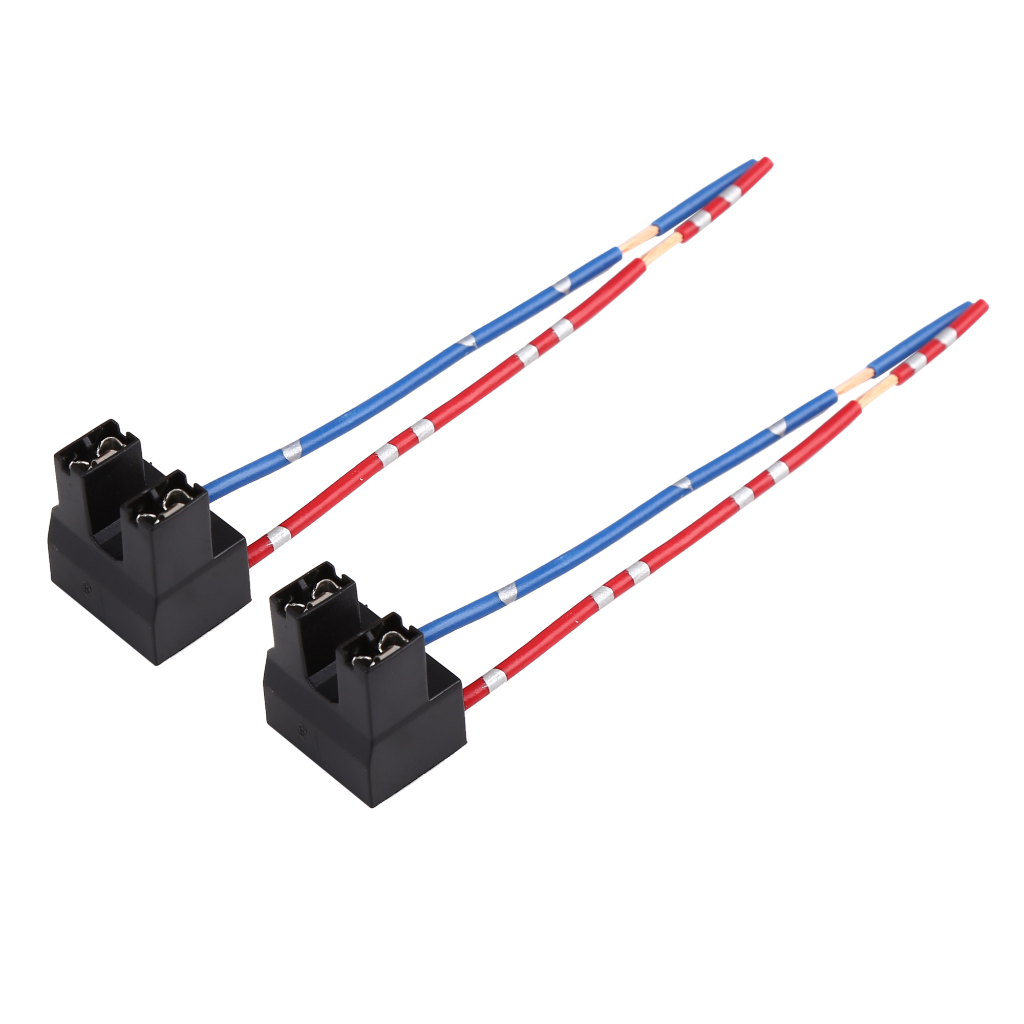 DC 12V H7 Car Light Socket Headlight Wire Harness Extension Female