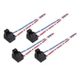 thumbnail image 1 of DC 12V H7 Car Light Socket Headlight Wire Harness Extension Female Adapter Plug 4pcs, 1 of 3