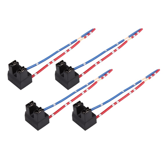 DC 12V H7 Car Light Socket Headlight Wire Harness Extension Female Adapter Plug 4pcs