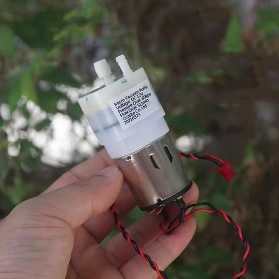 DC 12V Large Flow Micro Vacuum Pump Diaphragm Pump Mini 32MM RK-095SA Motor Air Oxygen Pump DIY Inflator Aquarium Fish Tank