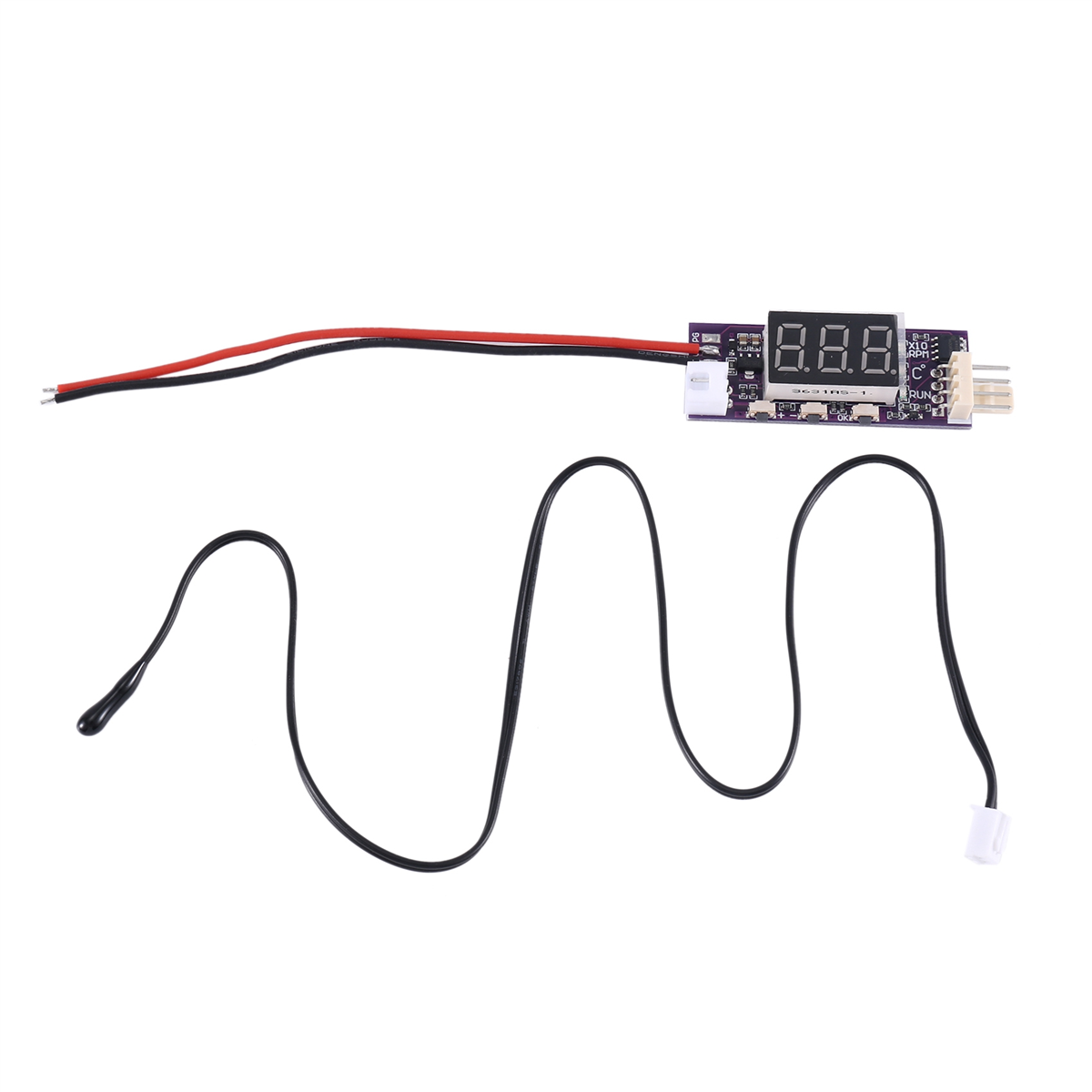 DC 12V Mini 4 Wire PWM Fan Temperature Control Governor Temperature ...