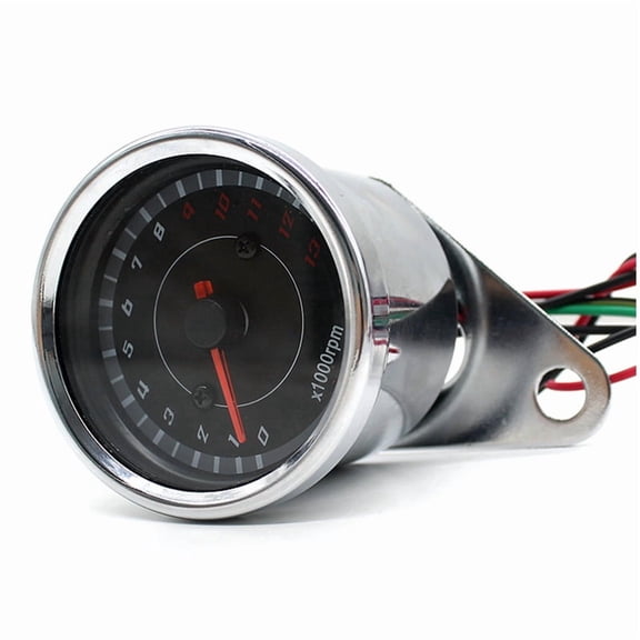 DC 12V Motorcycle Tachometer with Blue LED Backlight 1000RPM Analog Tachometer RPM Gauge Motorcycle Tacho Gauge