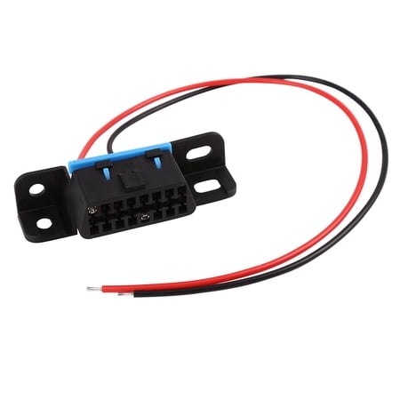 DC 12V OBD2 Universal Diagnostic Female Connector Adapter Extension Cable for Car