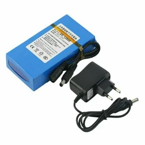DC 12V Portable Li-ion Rechargeable Battery Pack, DC-12800 8000mAh High-Capacity Replacement Battery, Brand New
