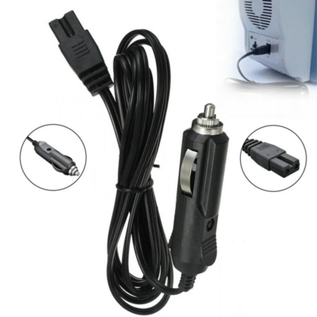 DC 12V Power Adapter Extension Cord for Car Cooler Fridge-1.8m