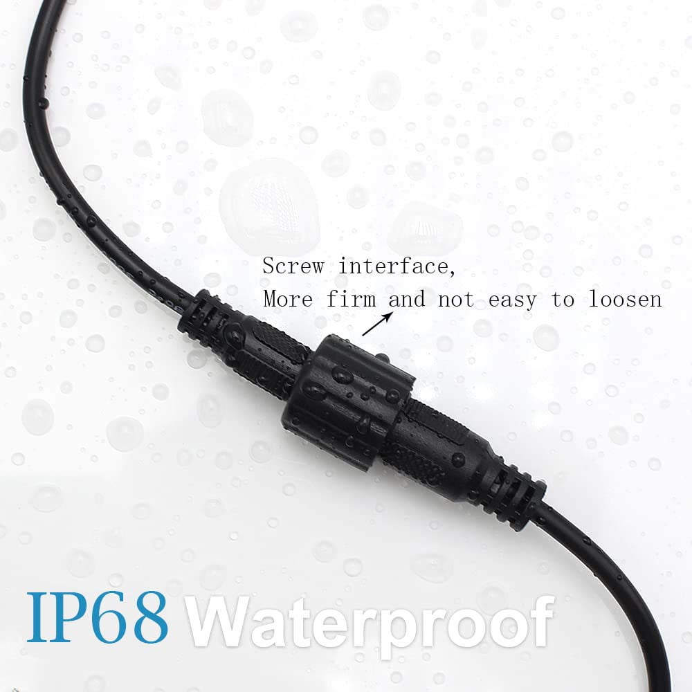 CCTV 5m 16.4ft  2.1x5.5mm Dc 12v Power Extension Cable For CCTV Security Cameras Ip Camera Dvr Standalone 1 Pack