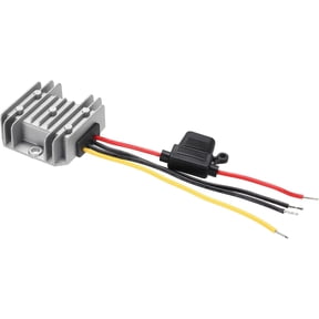 DC 15-40V to 12V Power Converter, Output 10A 120W Step Down Converter Voltage Reducer Buck Regulator Battery Adapter Waterproof Module Transformer with Fuse for Car Truck -