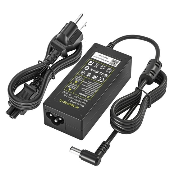 DC 19V Power Supply Cord for Samsung TV Monitor 32" UN32J4000 J4500 J5003 J5205 J525D UN32J4000AF UN32J5003; LG Electronics 19" 20" 22" 23" 24" 27" 24M47H-P 24MP55HQ LED LCD Monitor TV charger